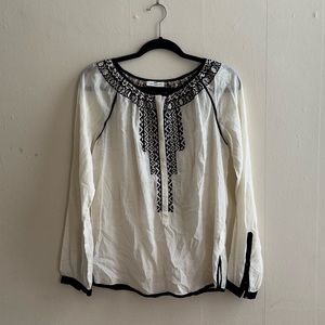Day Birger et Mikkelsen embroidered linen blouse